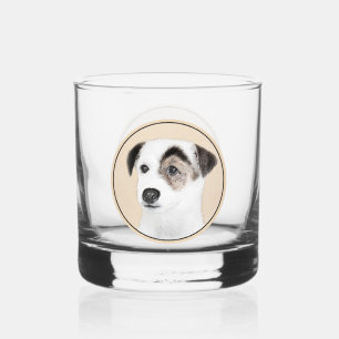 Parson Jack Russell Terrier Painting - Hunde Kunst Whiskyglas