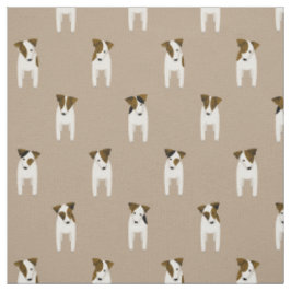 Parson Jack Russell Terriers niedliche Hunde Stoff
