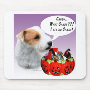 Parson Russell Terrier Halloween Candy Mousepad