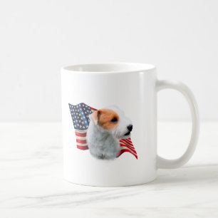 Parson Russell Terrier (kaputt) Flagge Kaffeetasse