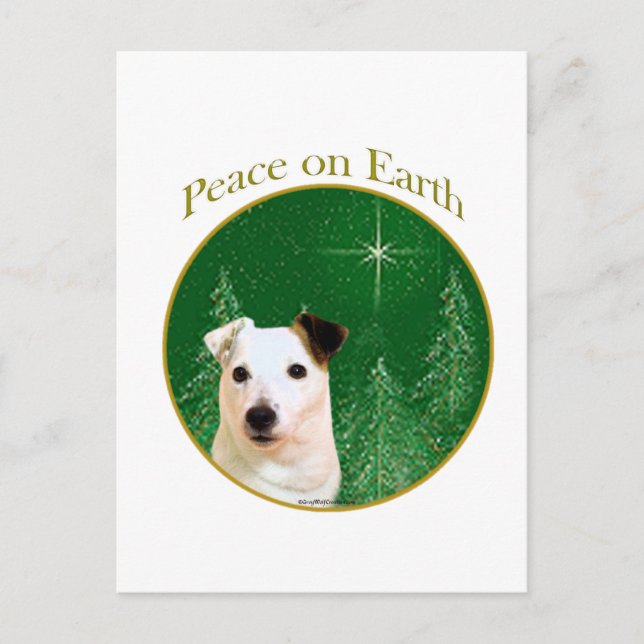 Parson Russell Terrier Peace Postkarte (Vorderseite)