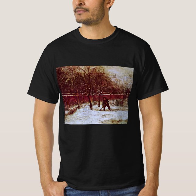 Parsonage Garden in Nuenen von Vincent van Gogh T-Shirt (Vorderseite)