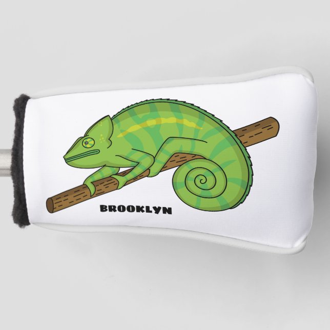 Parsons Chamäleon-Illustration Golf Headcover (Vorderseite)
