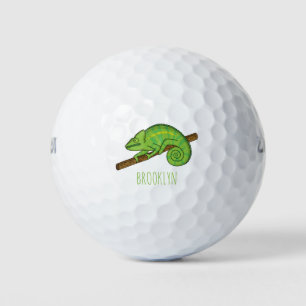Parsons Chamäleon-Illustration Golfball
