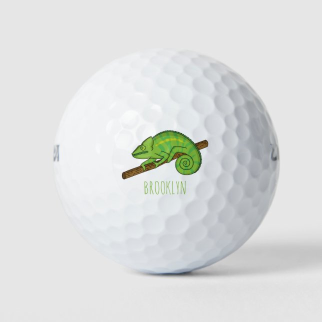 Parsons Chamäleon-Illustration Golfball (Vorderseite)