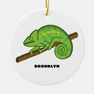 Parsons Chamäleon-Illustration Keramik Ornament