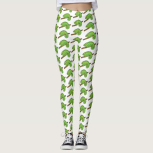 Parsons Chamäleon-Illustration Leggings