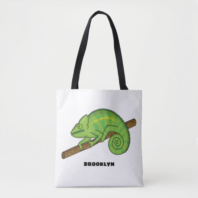 Parsons Chamäleon-Illustration Tasche (Vorderseite)