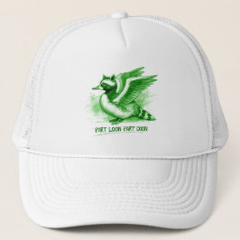 Part Loon Part Coon  Hybrid Creature Truckerkappe