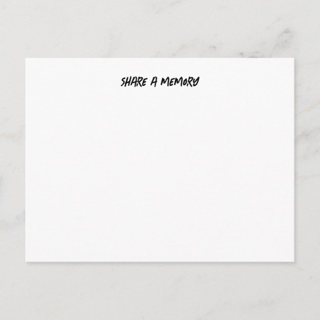 Partager une carte postale mémoire (Devant)