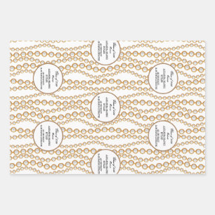 Partei für den Grad der Graduation der Universität Geschenkpapier Set