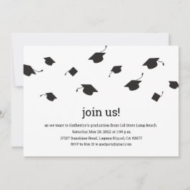 Partei für einfache Graduierungsklassenkarten Einladung