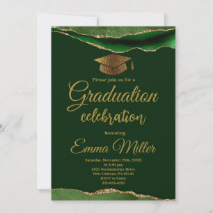 Partei für grüne und goldene Graduierung Einladung