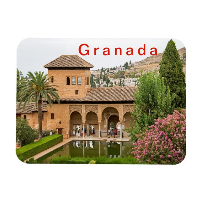 Parthal - Fragment der Alhambra. Magnet (Horizontal)