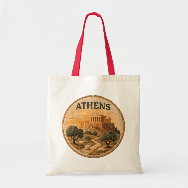 Parthenon Acropolis Tragetasche (Vorne)