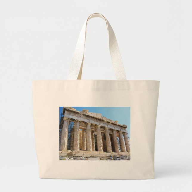 Parthenon, Akropolis Athen Jumbo Stoffbeutel (Vorne)