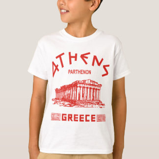 Parthenon - Athen - Grieche (rot) T-Shirt