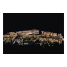 Parthenon auf dem Akropolis-Hügel, Athen, Griechen