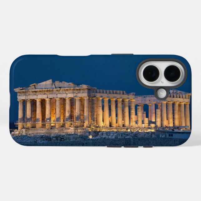Parthenon iPhone 16 Hülle (Rückseite (Horizontal))