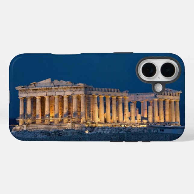 Parthenon iPhone 16 Plus Hülle (Rückseite (Horizontal))