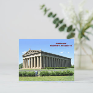 Parthenon Nashville, carte postale tennessee