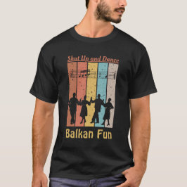 Parti balkanique design rétro vintage T-Shirt
