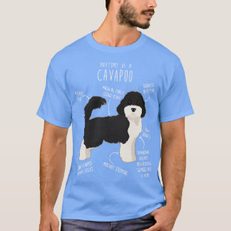 Parti Cavapoo Dog Anatomie 2 T-Shirt