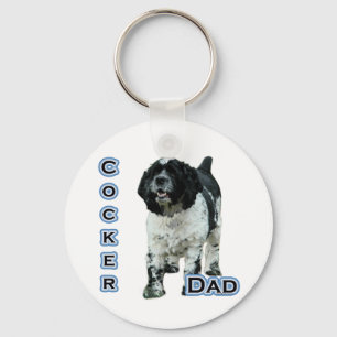 Parti Cocker Spaniel Vater 4 - Schlüsselanhänger