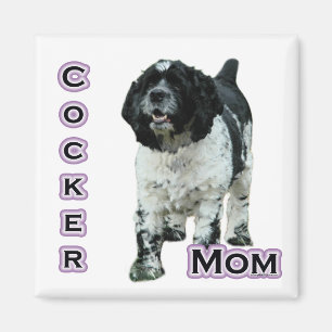 Parti Cocker Spanische Mama; Mama von Cocker Spani Magnet