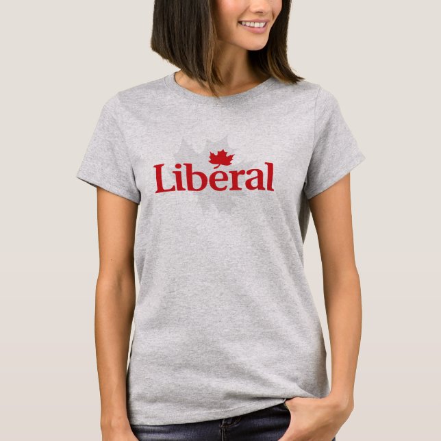 Parti libéral de T-shirt de logo du Canada (Devant)