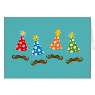 Parti Mustache rétro