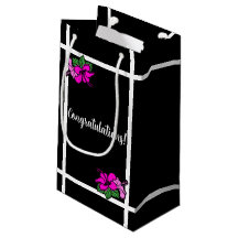 Parti Personnalisé BlackPink Hibiscus petits sacs