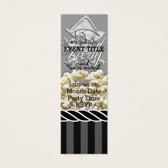 Parti pirate personnalisé (Devant)