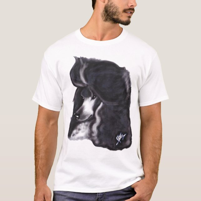 Parti-Pudel T - Shirt (Vorderseite)