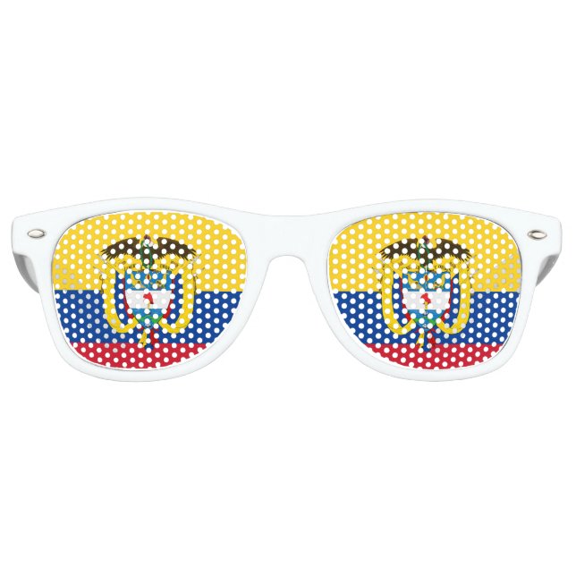 Parti Shades & Colombie Lunettes de soleil /drapea (Devant)