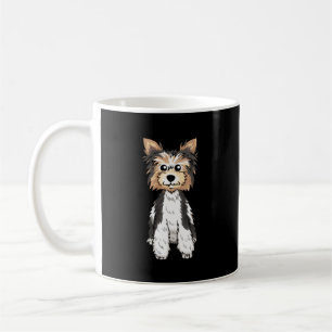 Parti Yorkie Niedliche Kunst Kaffeetasse