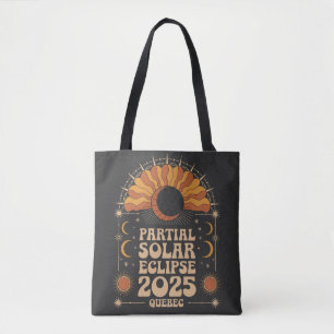 Partial Solar Eclipse 2025 Quebec Kanada Tasche