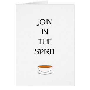 Participez à l'esprit, avec une tasse de thé