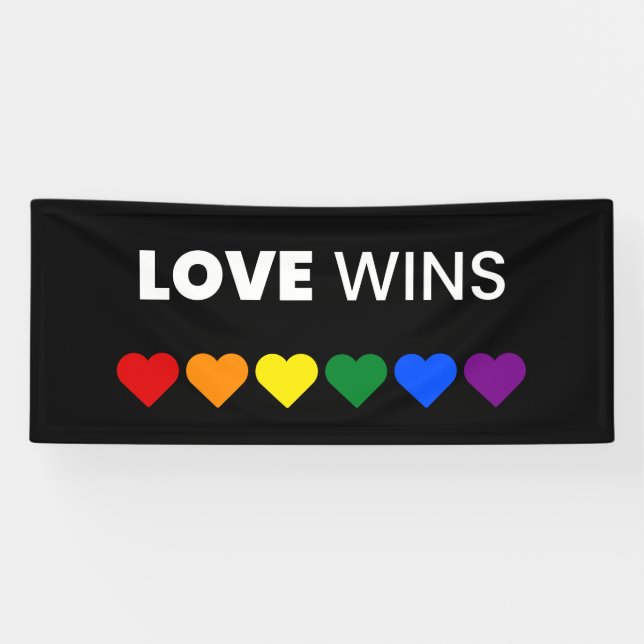 Partie de la bannière LGBT de fierté des victoires (Horizontal)