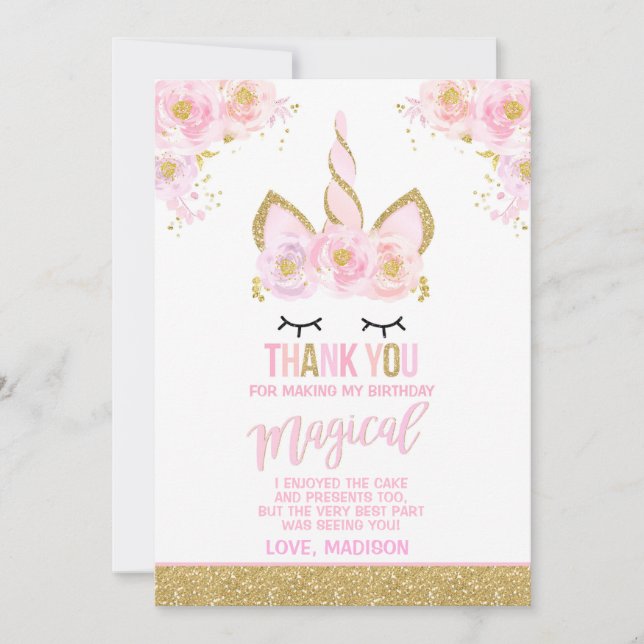 Partie magique de licorne de carte de (Devant)