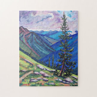 Partiellement nuageux - Puzzle de montagne