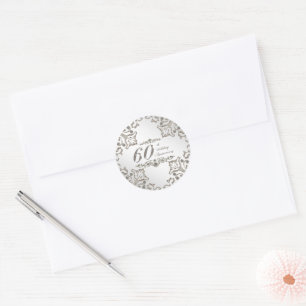 Parties scintillant 60e Sticker pour l'anniversair