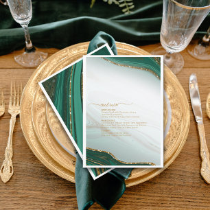 Parties scintillant Abstraite Strata Mariage Menu 