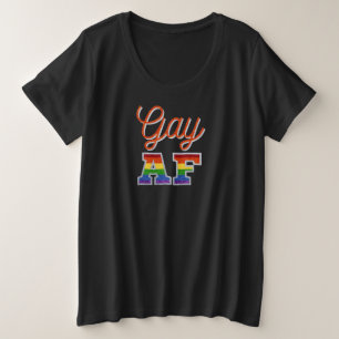 Parties scintillant arc-en-ciel orange Gay AF