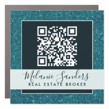 PARTIES SCINTILLANT BLEU IMMOBILIER Magnet de voit