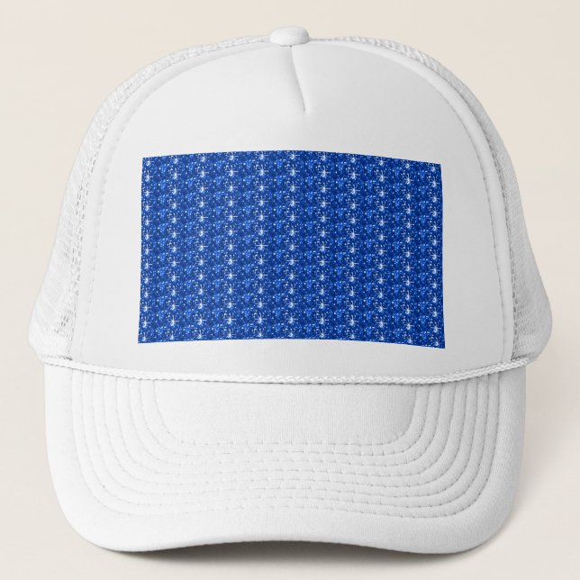Parties scintillant bleue casquette (Devant)