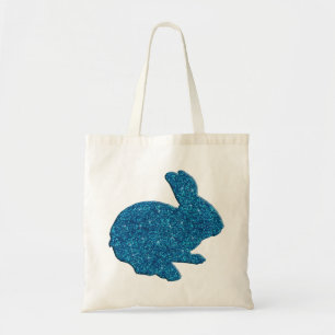 Parties scintillant bleue Silhouette Sac fourre-to