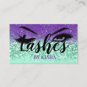 Parties scintillant Cartes de visite Glam