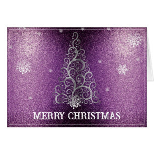 Parties scintillant d'arbre de Noël et flocons de 