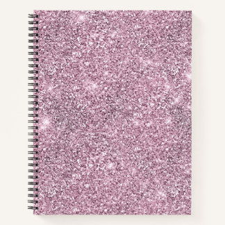 Parties scintillant d'argent violet Glam Carnet de